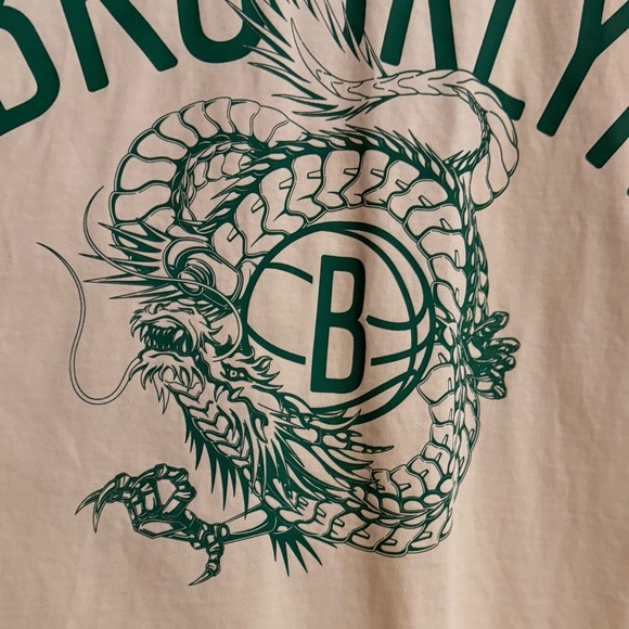 Brooklyn Nets x WAH YAN CHENG NIN Men's Oversized T-shirt Chinese New Year 2025 - Picture 10 of 11